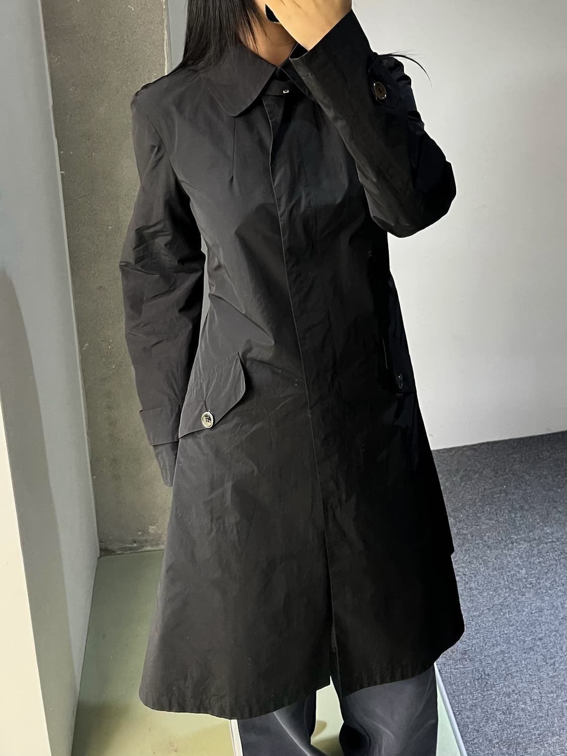 막스마라 스포츠막스 나일론 벨티드 코트 상품이미지2