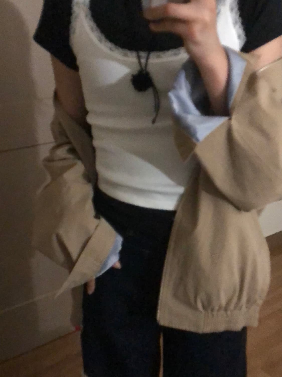 Lotsyou Camille Blouson Jacket Beige 상품이미지5