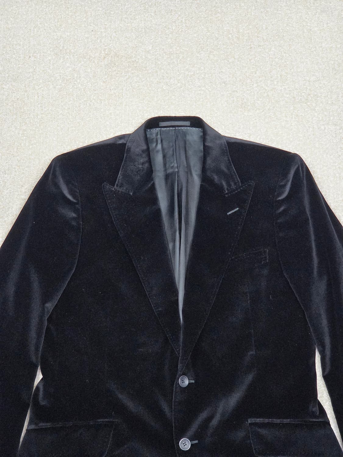 [베르사체 컬렉션] 코튼 벨벳 2버튼 피크드 라펠 블레이져 | 00239 상품이미지2