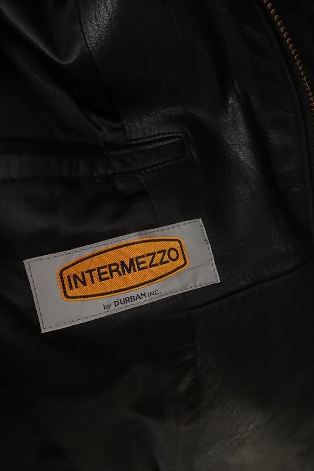 INTERMEZZO by D'URBAN 레더 봄버 자켓 상품이미지6
