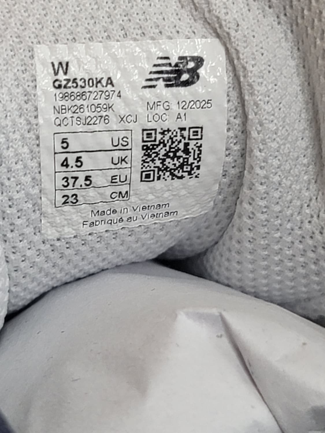 (235)뉴발란스 주니어  530 스틸 그레이[대전 직거래도 가능] 상품이미지9