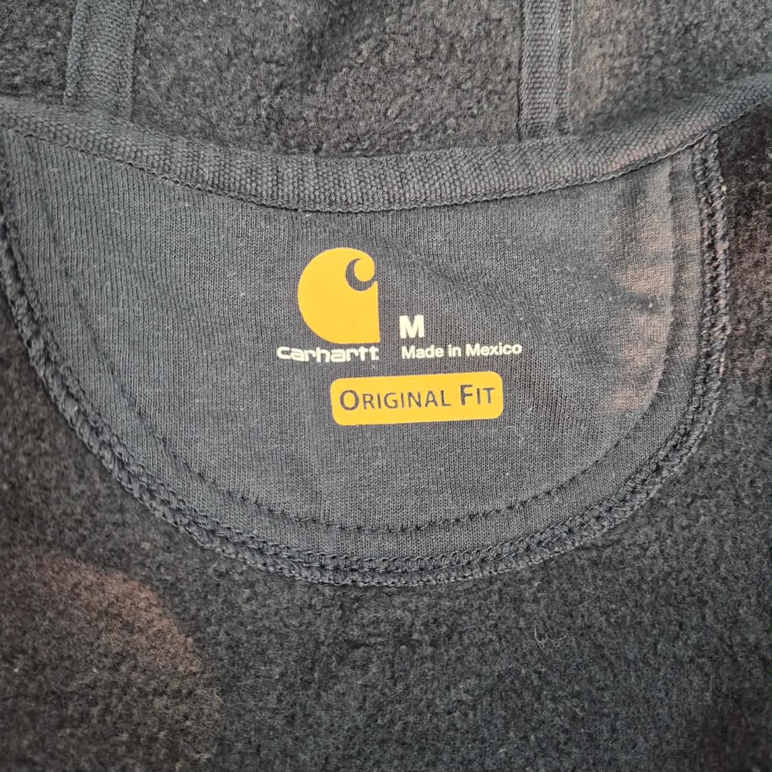 칼하트 네이비 미드웨이트 매장판 스웻 후드집업 희귀져지(M) 상품이미지4