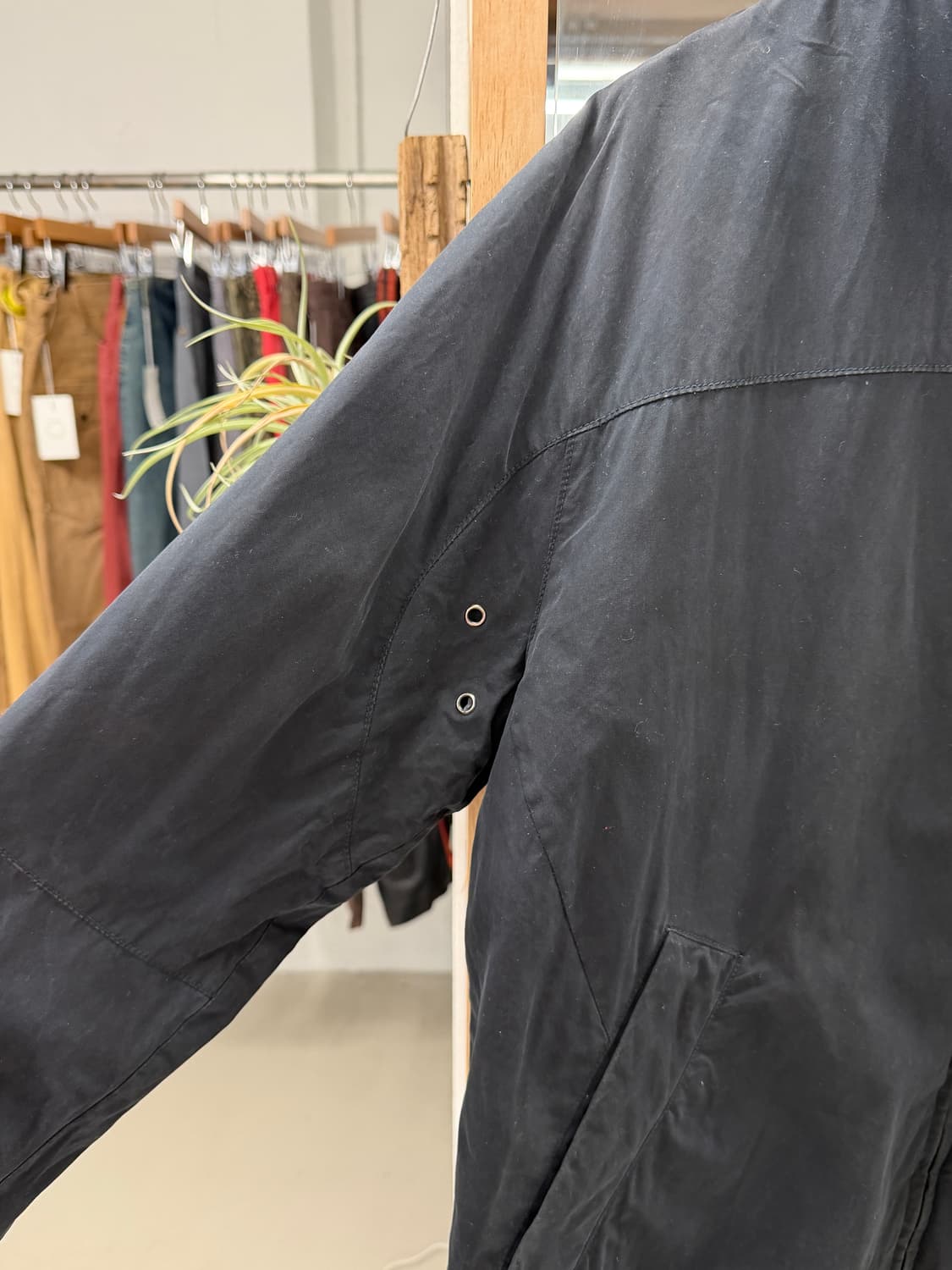 dyed cotton zip-up jacket  상품이미지3