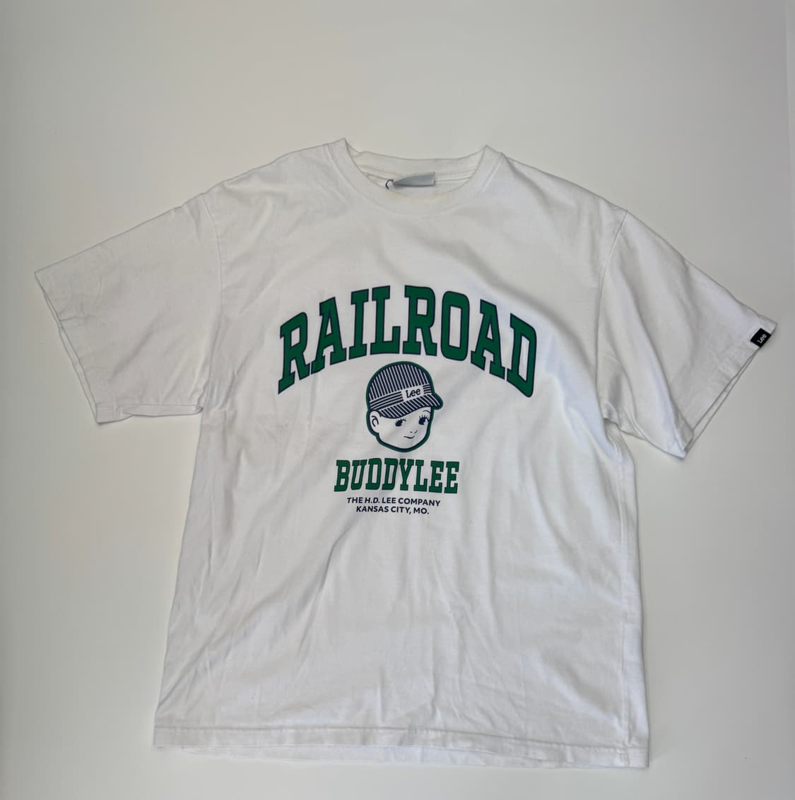 LEE 리 RailRoad 프린팅 반팔 티셔츠 상품이미지1