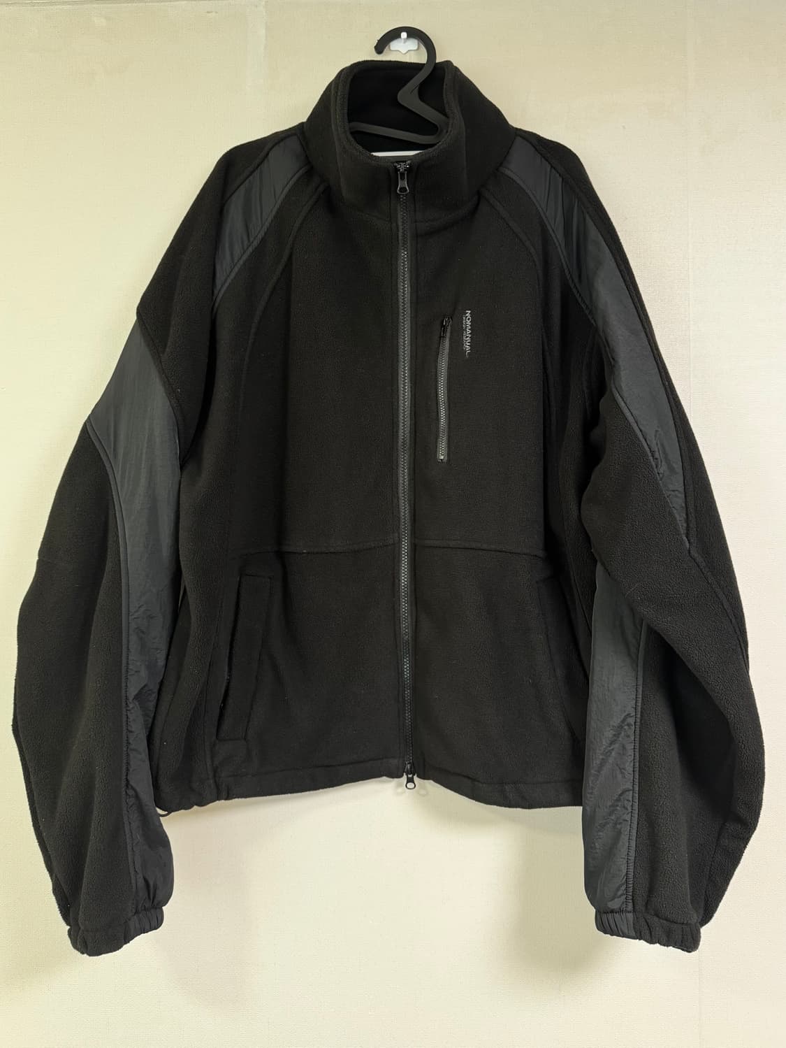 노매뉴얼 플리스 후리스 - 블랙 XL 상품이미지7