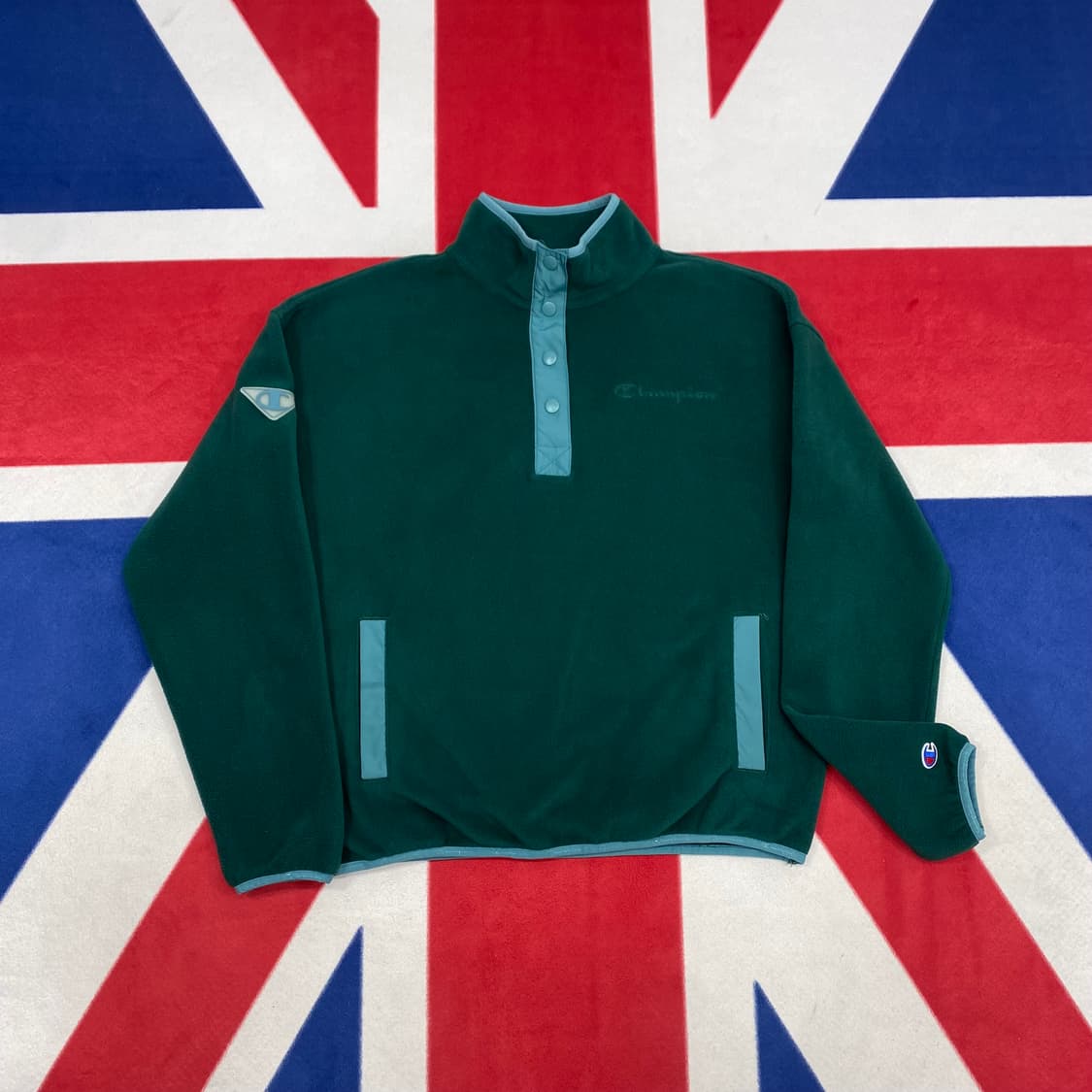 챔피온 반집업 후리스 큰S 상품이미지1