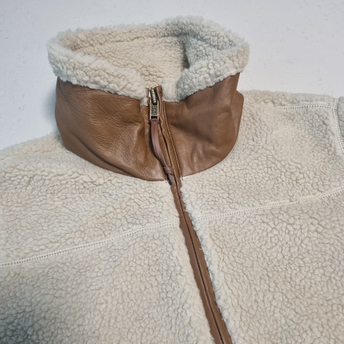 폴로 랄프로렌 양가죽 트림 쉐르파 플리스 자켓 상품이미지1