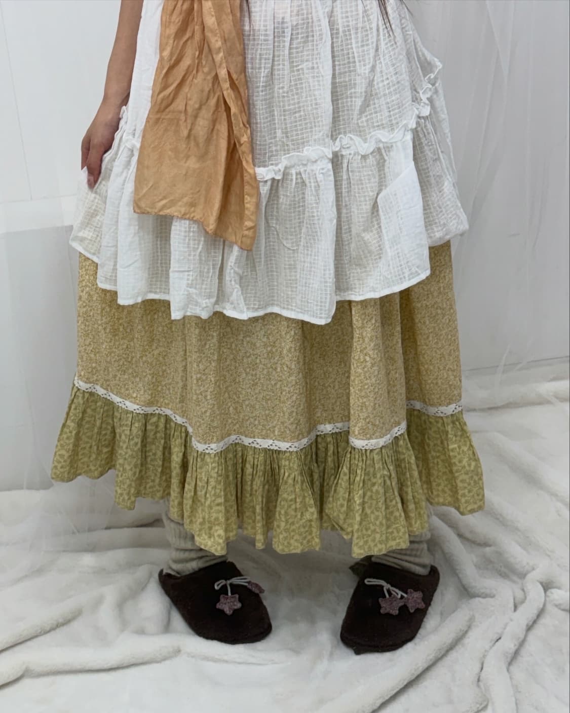 𖤐허니 베이지 모리걸set𖤐  상품이미지4