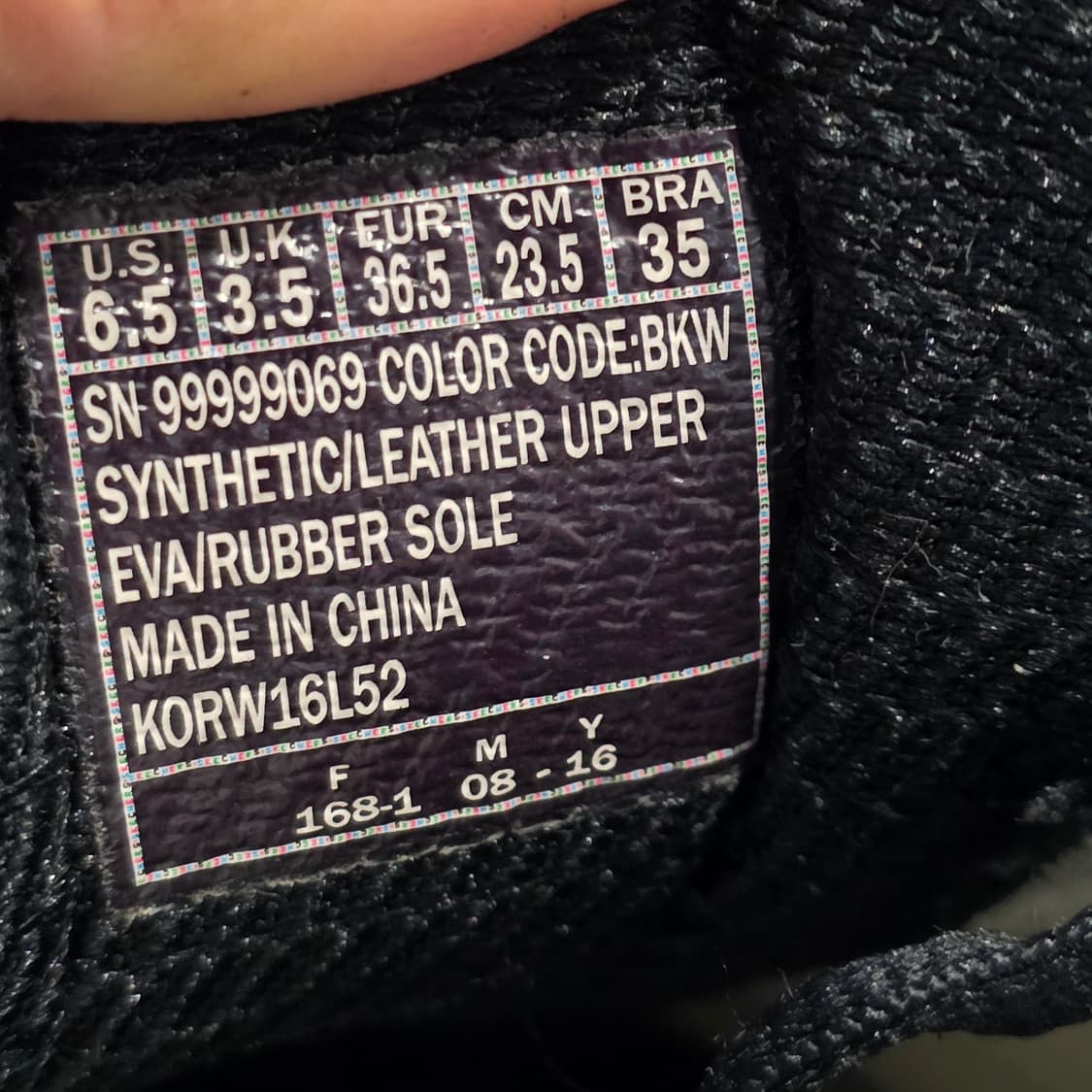 3w-2:스케쳐스 디라이트 2 블랙 화이트 235cm 상품이미지9