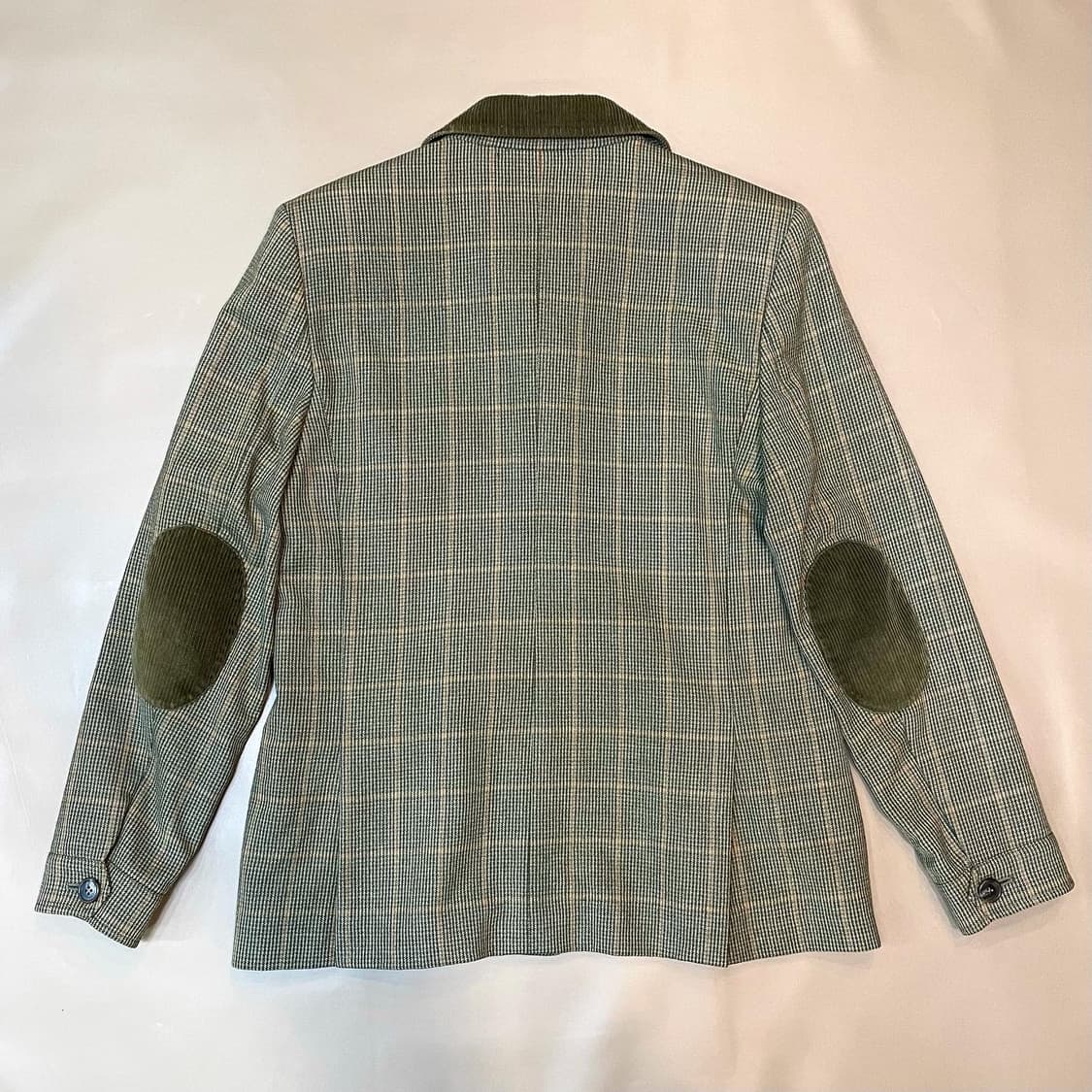 BURBERRY(버버리) 카키체크 골덴배색 울자켓(F) 상품이미지3