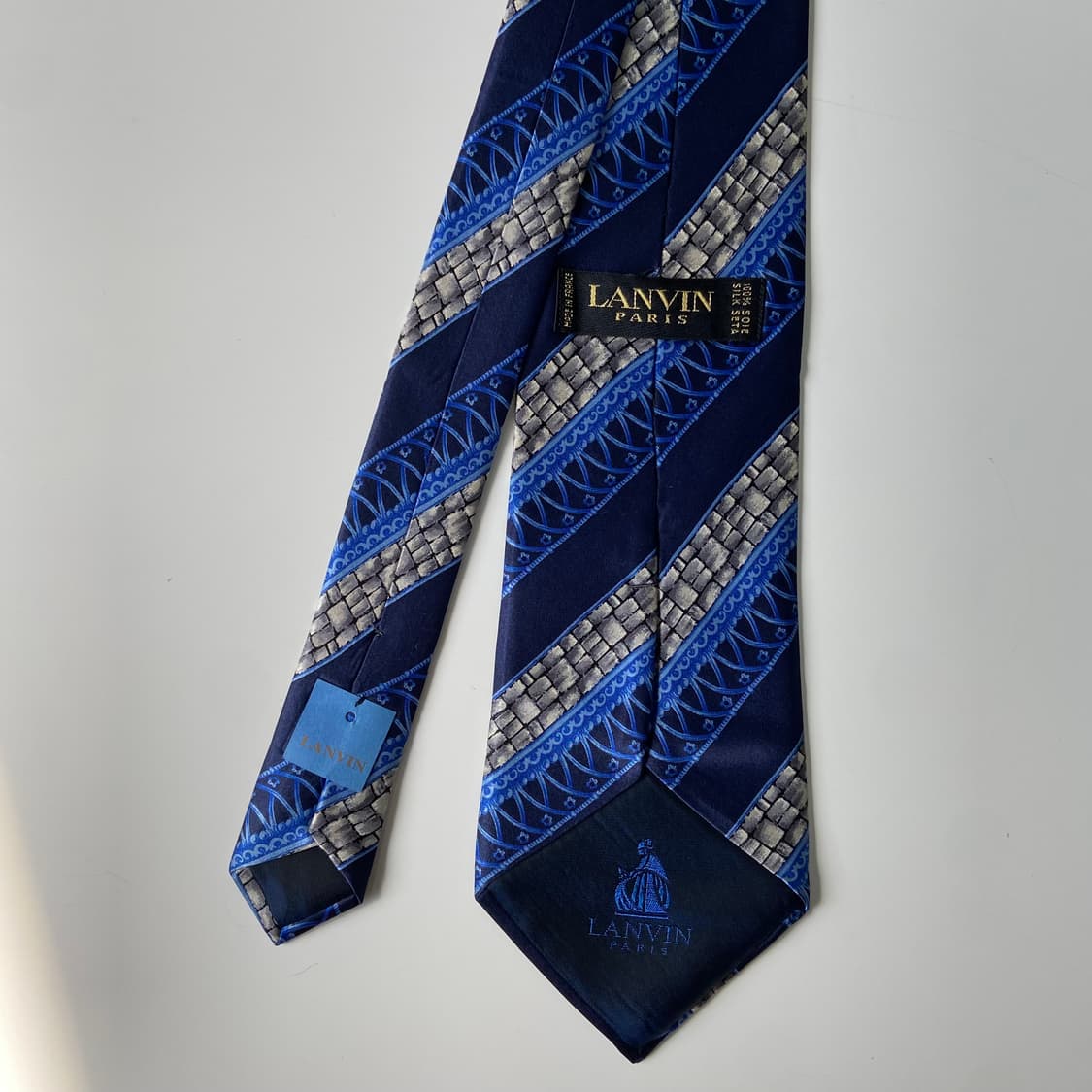 택달린 미사용품 랑방 정품 명품넥타이 (LANVIN) 상품이미지3