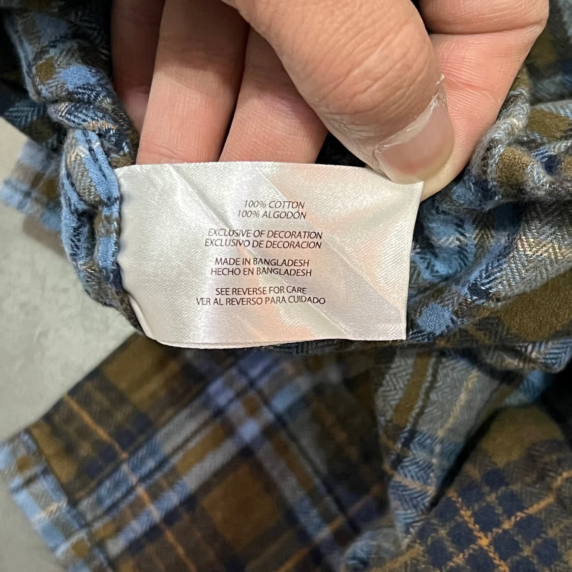  에디바우어 워크 체크 셔츠 y15131 상품이미지8