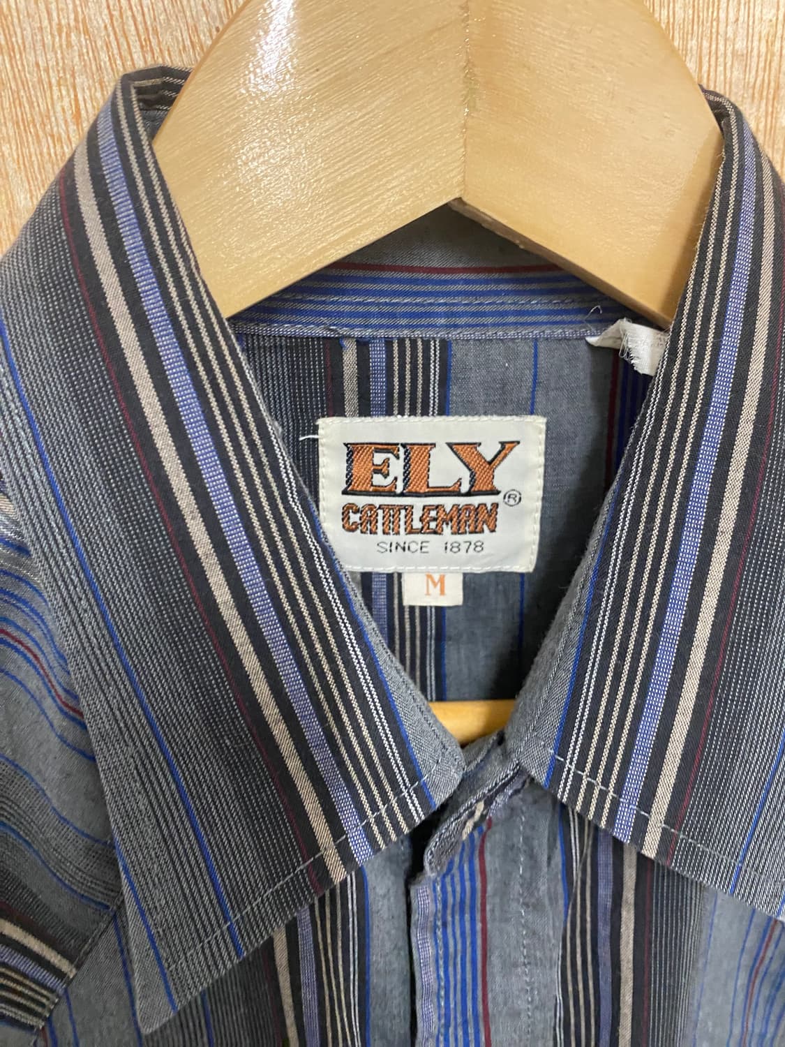 70s ELY CATTLEMAN 70년대 옴브레 스트라이프 웨스턴셔츠 상품이미지6