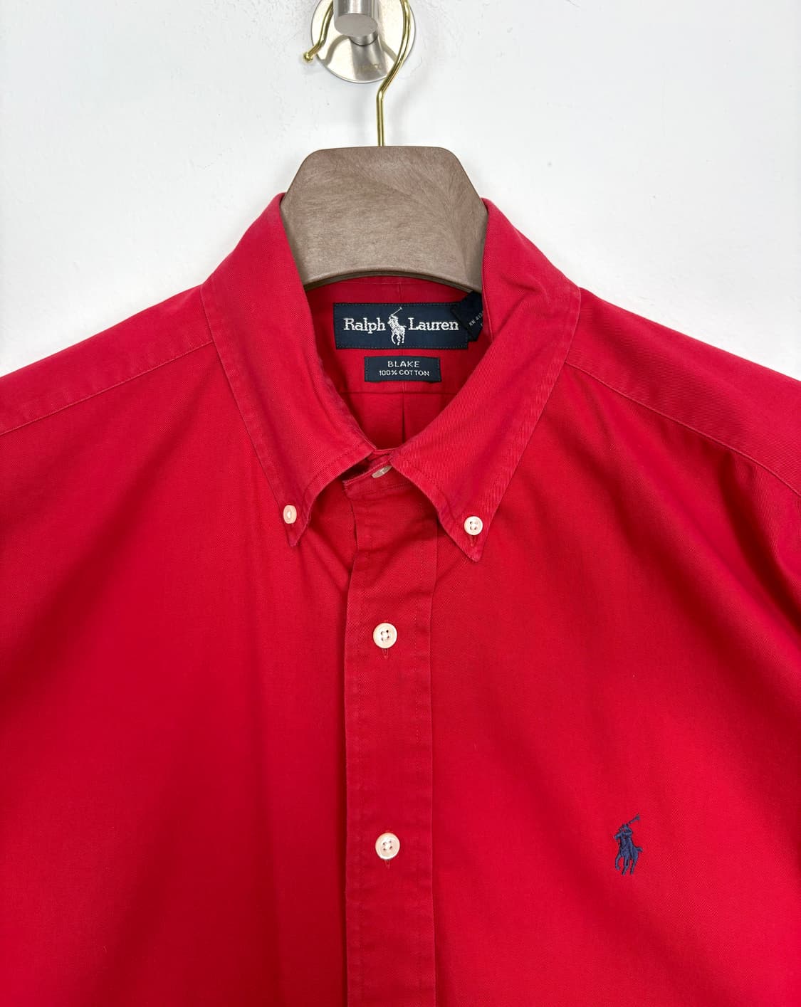 [3XL]POLO 레드 긴팔 셔츠 상품이미지4