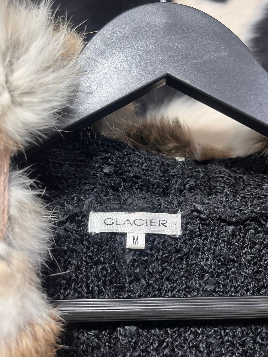 블랙 테슬 퍼 케이프 상품이미지4