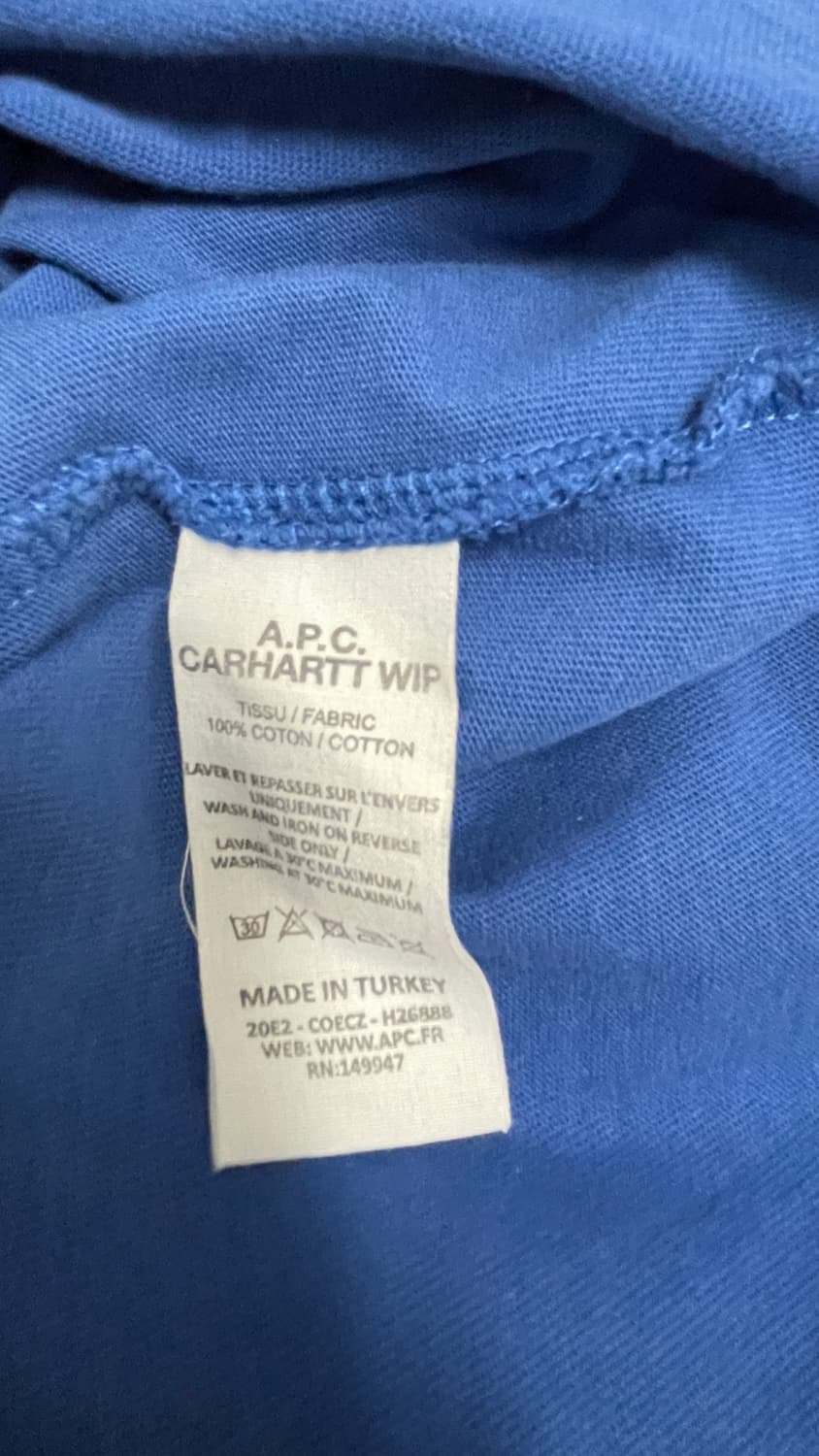 A.P.C x 칼하트 반팔티 상품이미지5