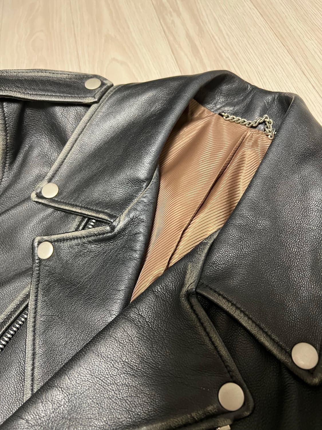 솔리드옴므 라이더자켓 48사이즈 상품이미지3