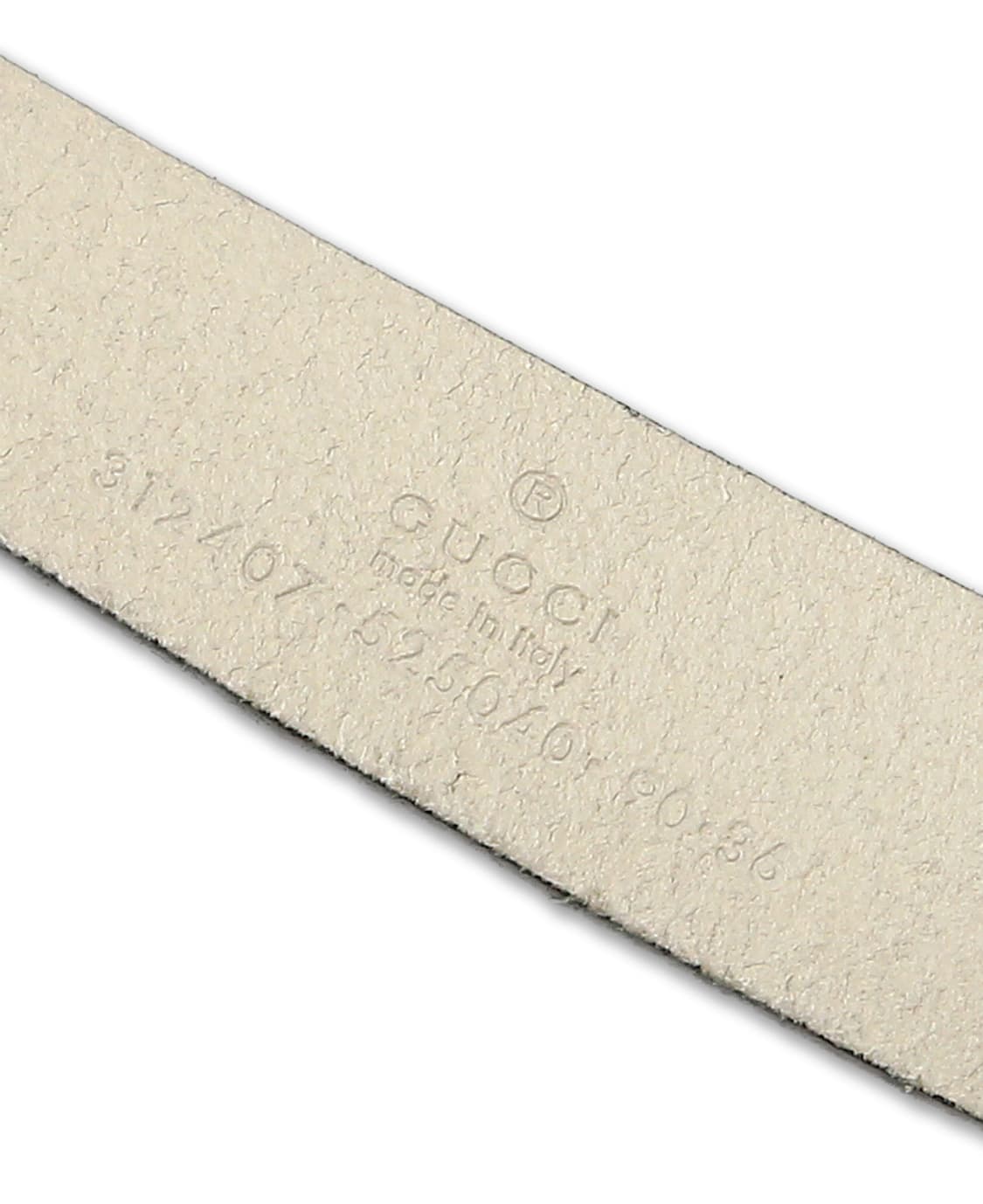 구찌 [Gucci] 아이보리 레더 럭셔리 벨트 상품이미지4