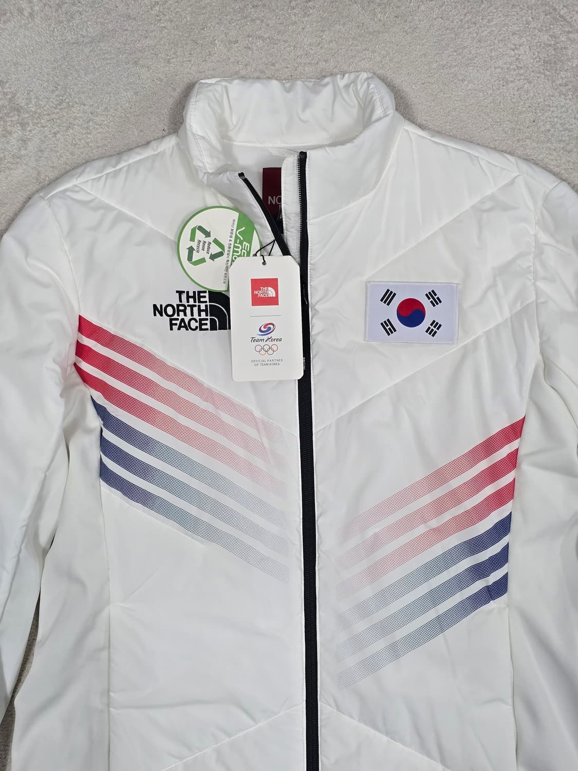 노스페이스 팀코리아 V 경량패딩 자켓 화이트 새상품 100 상품이미지4