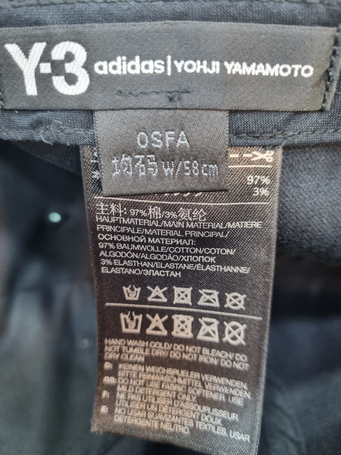 와이쓰리 y-3 요지야마모토 아디다스 볼캡 모자 상품이미지4