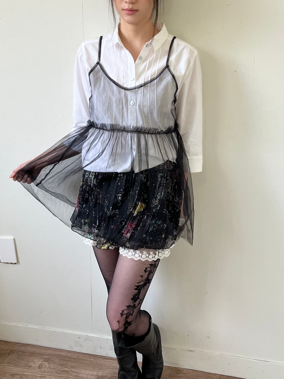 WIN HEART 아트 스커트 상품이미지7