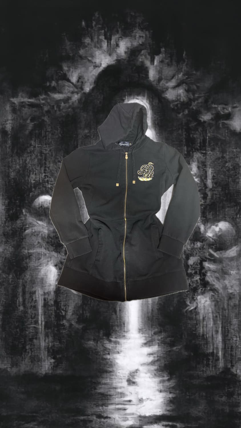 Gyaru long hood-zipup 갸루 롱후드집업 상품이미지1