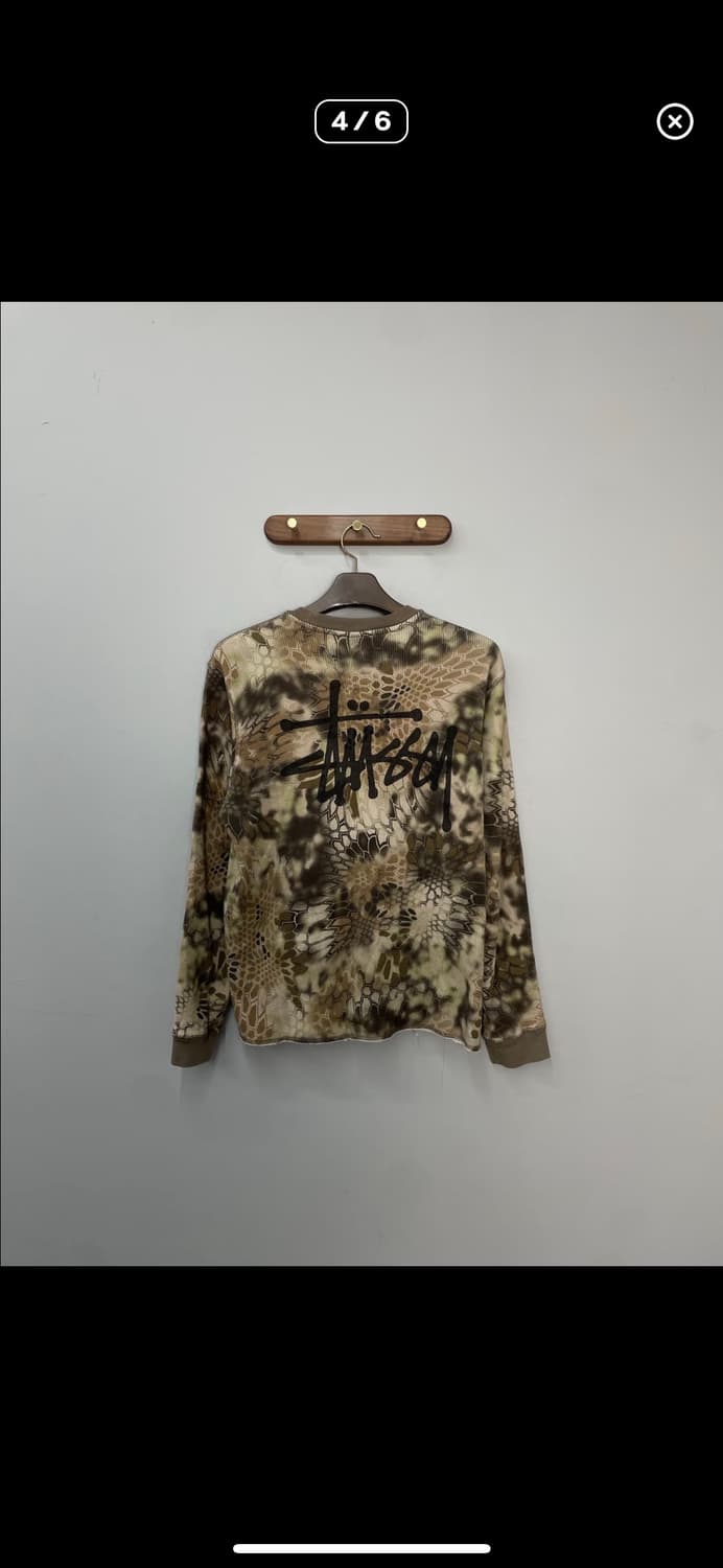 스투시 크립텍 카모 롱 슬리브 써멀 하이랜더 A3163 상품이미지4