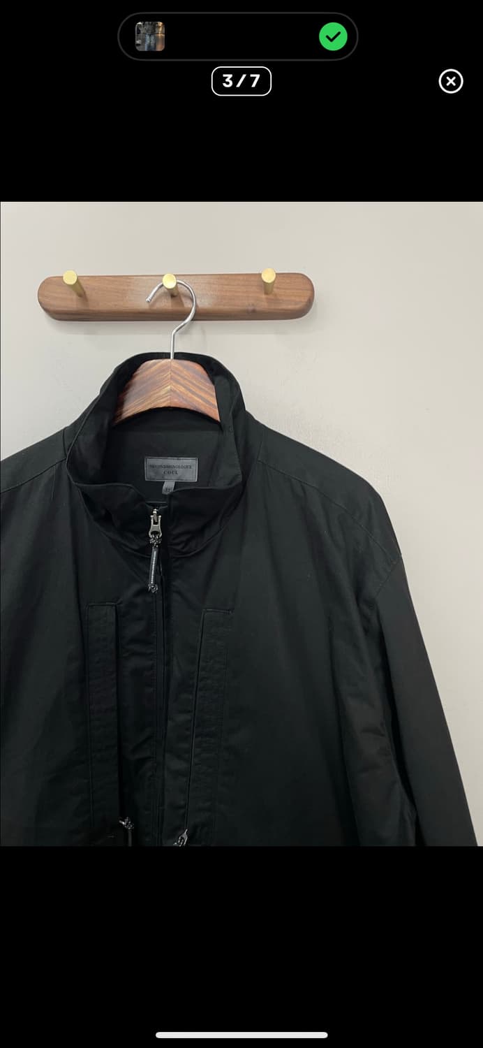 세컨모놀로그 컨템포러리 블랙 크롭 필드 자켓 A3166 상품이미지3