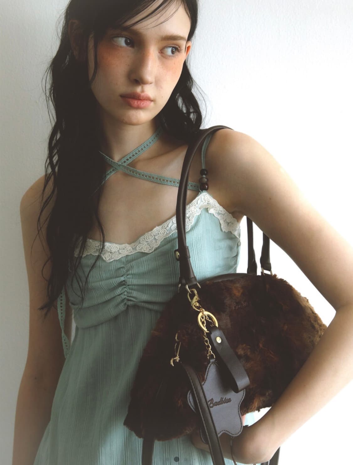 배드블루 에코 퍼 백 상품이미지1