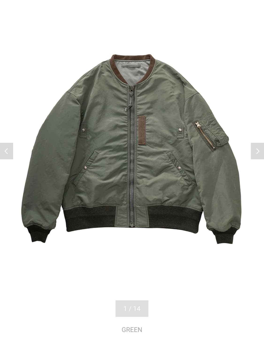 26ss 토르손 자켓 그린 상품이미지1