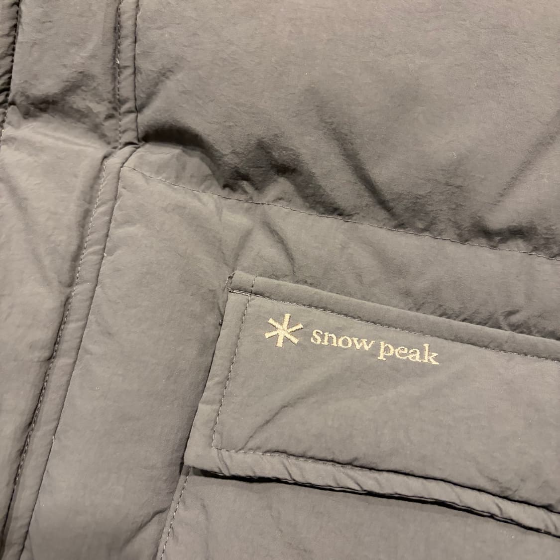 [110] 스노우피크 부클넥 브라운 챠콜 숏 패딩 점퍼 C790 상품이미지5