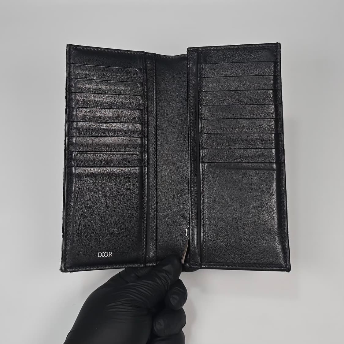 디올 오블리크 자카드 버티컬 장지갑 상품이미지8