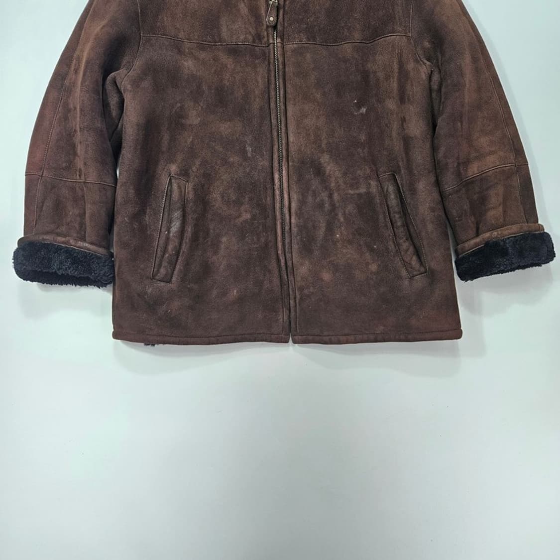 DURBAN 양가죽 무스탕 M 상품이미지4