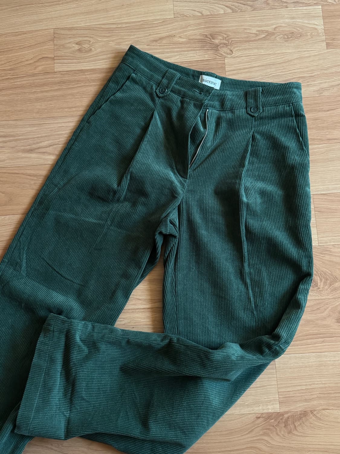 시엔느 코듀로이 팬츠 그린 M 상품이미지6