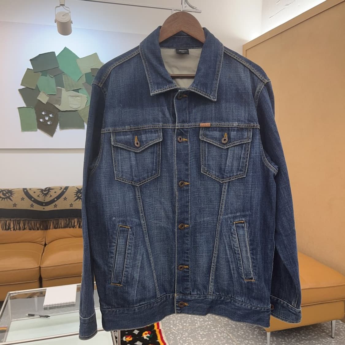 마자플라바 올드스쿨 빈티지 데님 자켓 100 C06420 상품이미지3