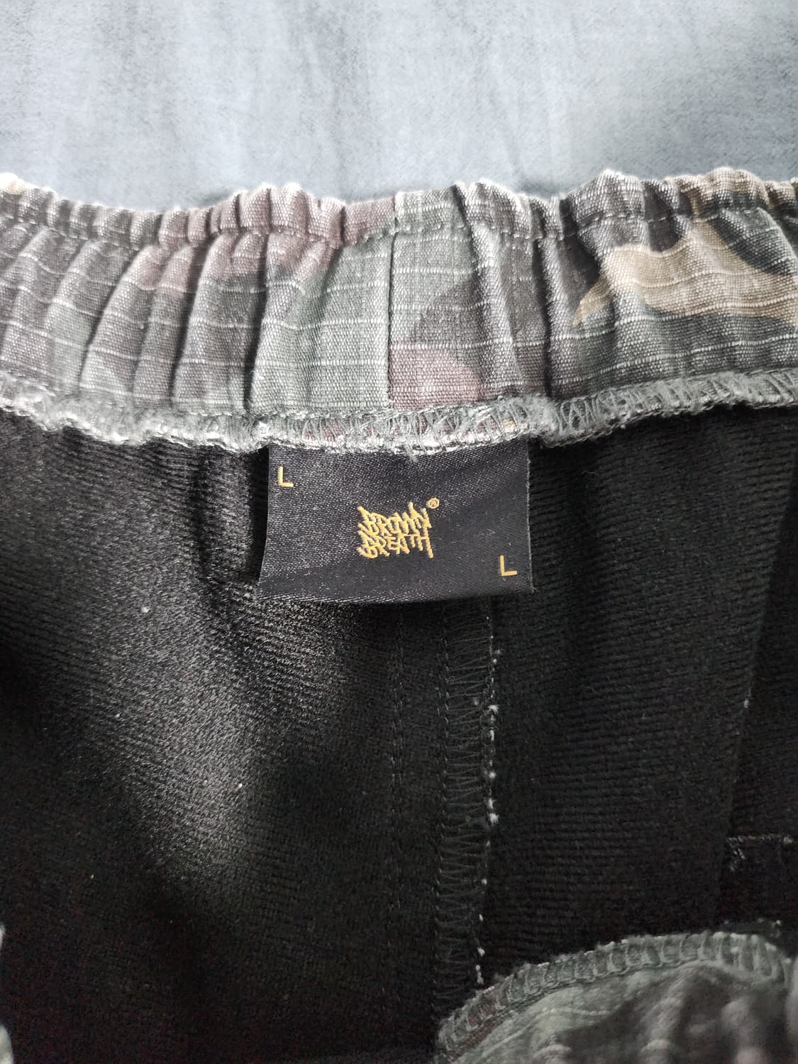 브라운 브레스 카고 카모 바지 사이즈 L 상품이미지6