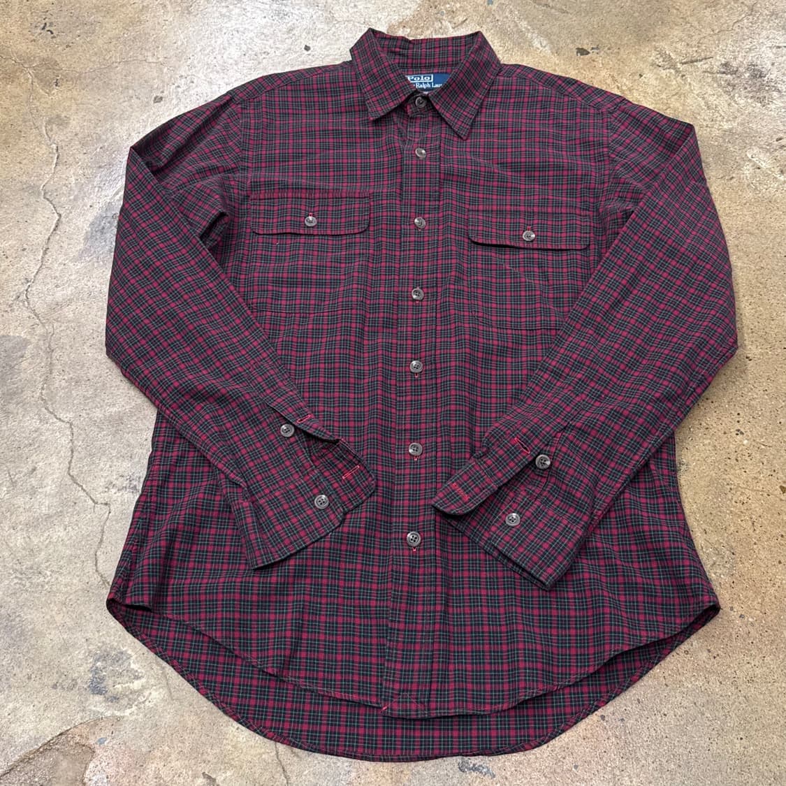 [정품/M] 폴로 랄프로렌 레드 체크 셔츠 b8 상품이미지2