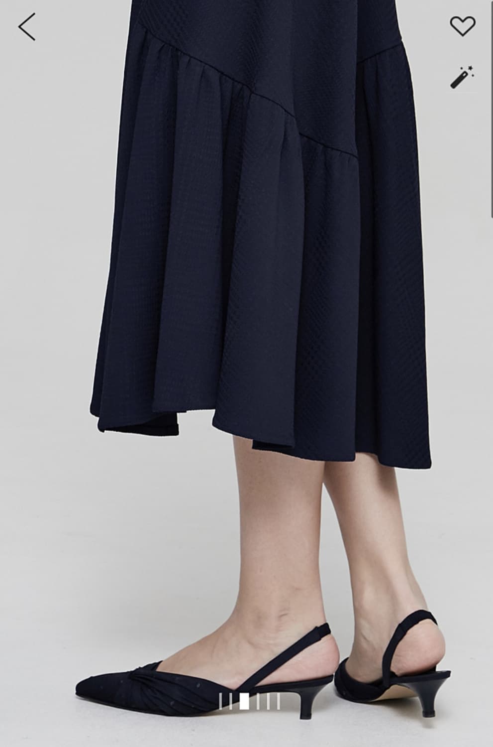 마인 언밸런스햄 밴딩 원피스 55사이즈 상품이미지6