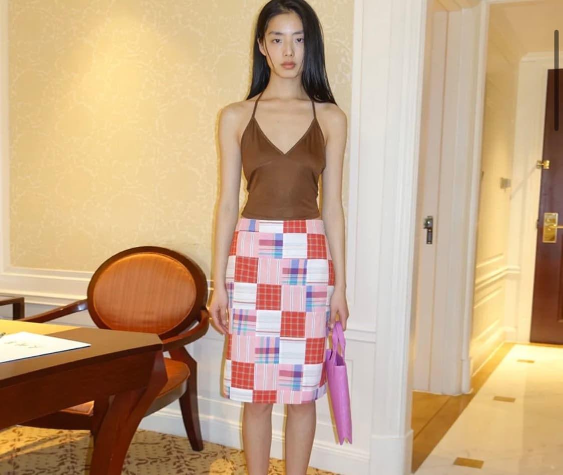 누아누 Suvi Skirt_Red 상품이미지1