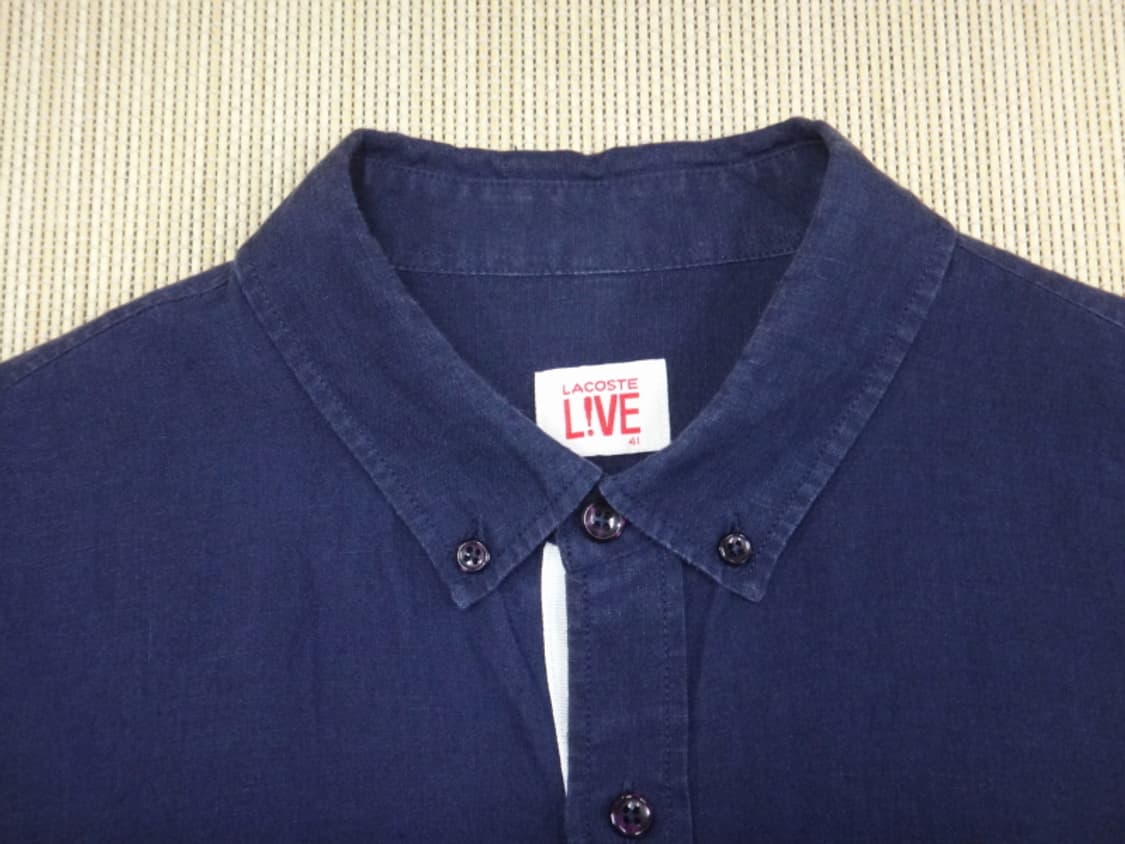 (105) 라코스테 라이브 린넨 하절기 남성 긴팔 셔츠 상품이미지7