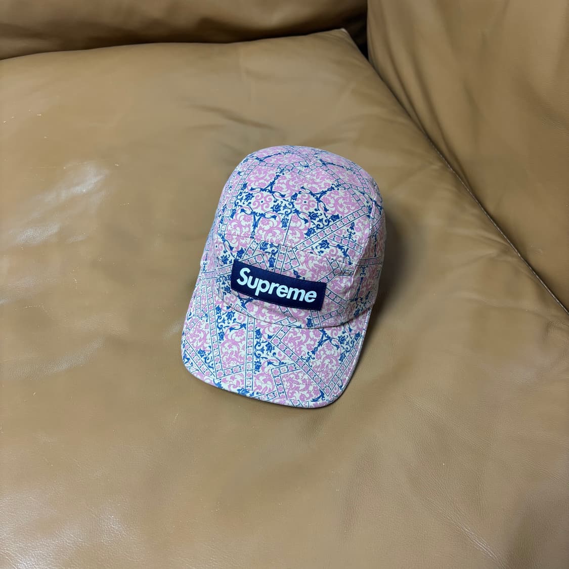 Supreme 슈프림 21fw 플로랄 캠프캡 모자 Floral Cards 상품이미지1