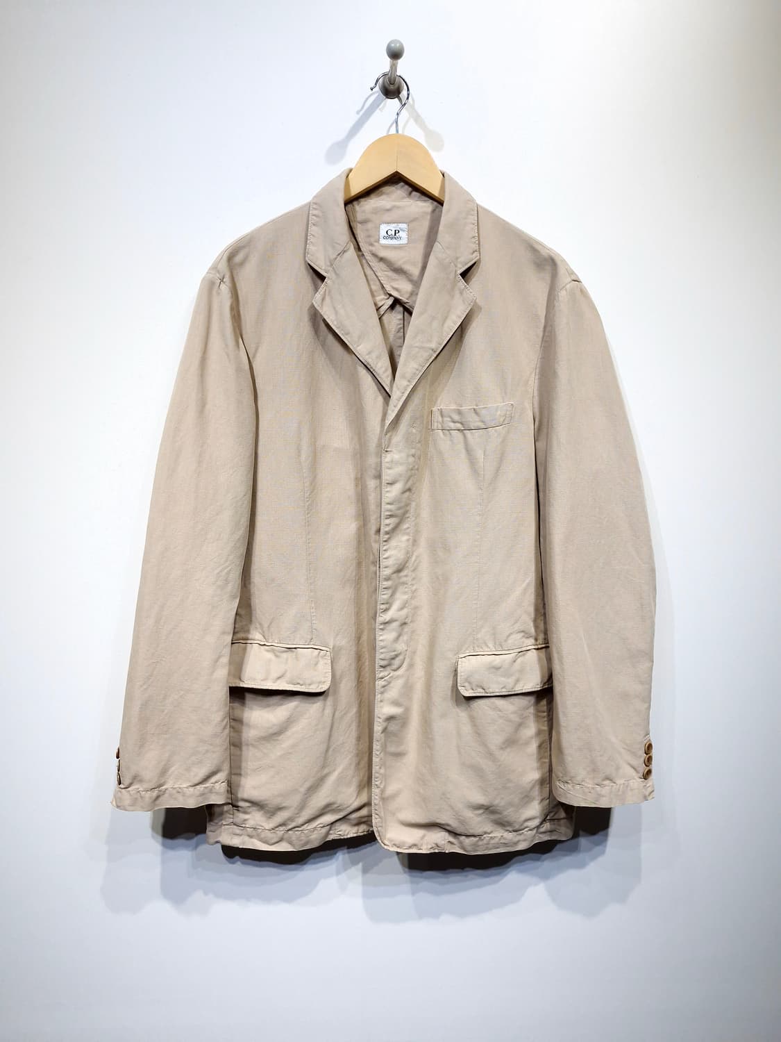 CP컴퍼니 린넨 코튼 혼방 블레이져 XL 상품이미지1