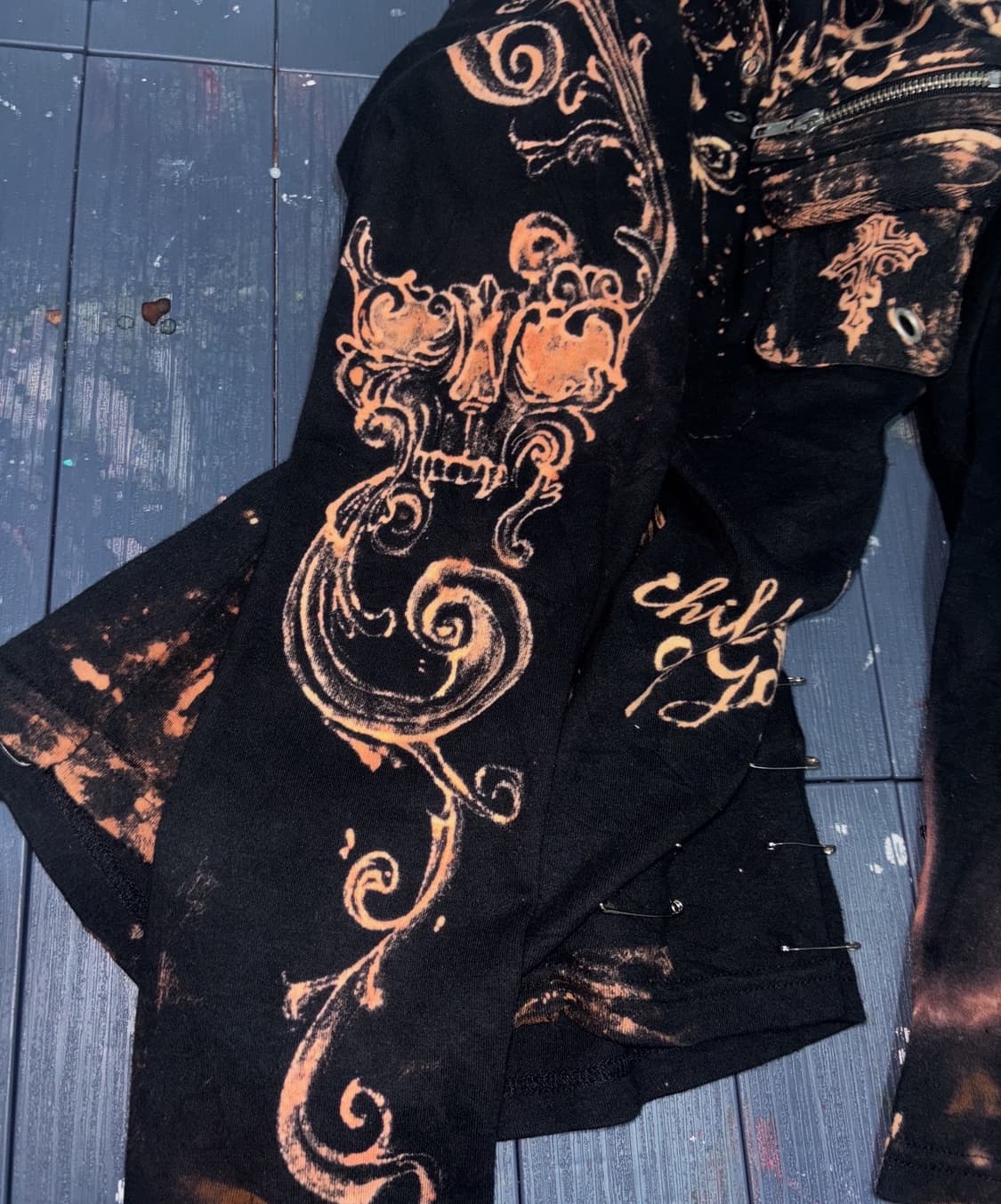 커스텀 펑크 티셔츠 상품이미지2