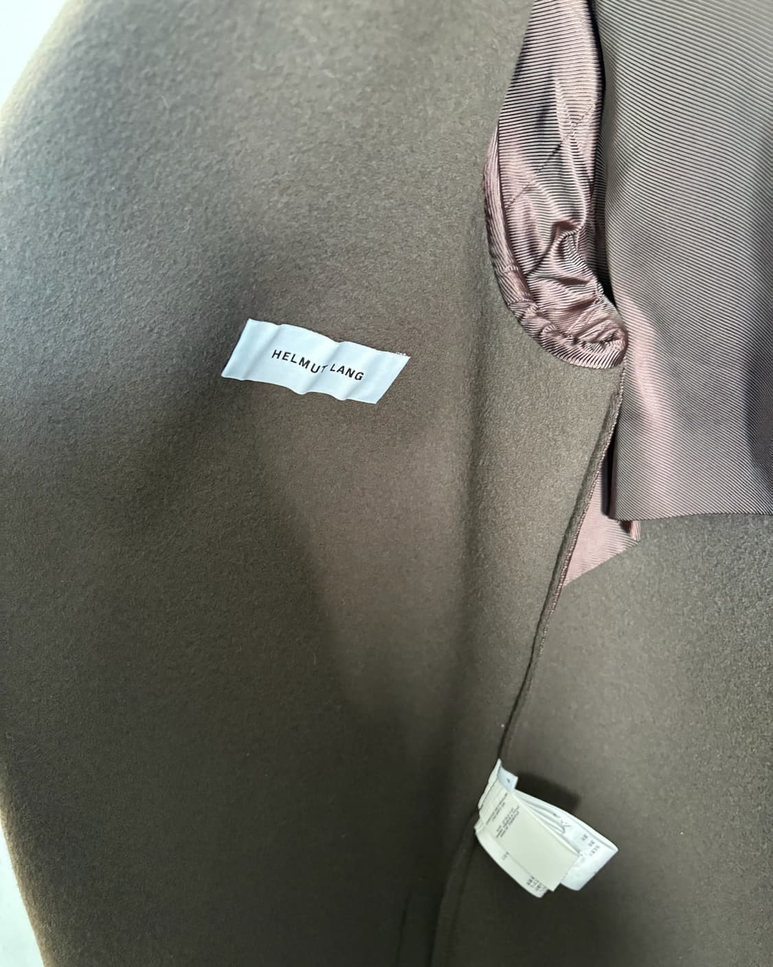 헬무트랭 캐시미어 울 버튼리스 롱코트 상품이미지8