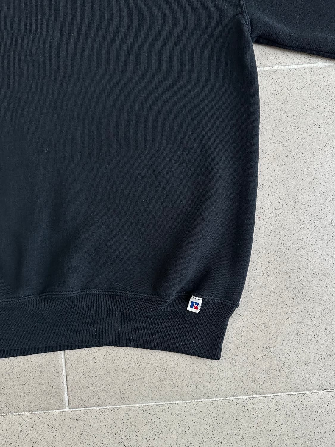 90s 빈티지 러셀 스웻셔츠 블랙 XL USA 상품이미지3