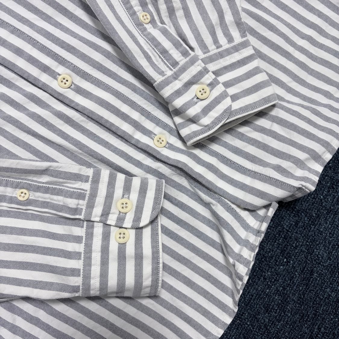 라코스테 스트라이프 셔츠 상품이미지2