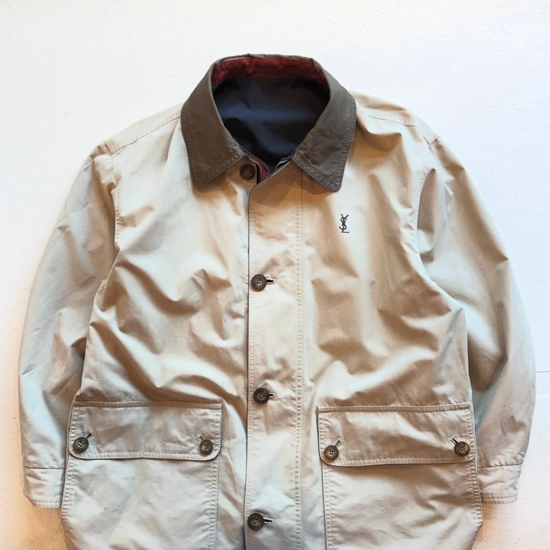 입생로랑 리버시블 사파리 자켓 상품이미지7