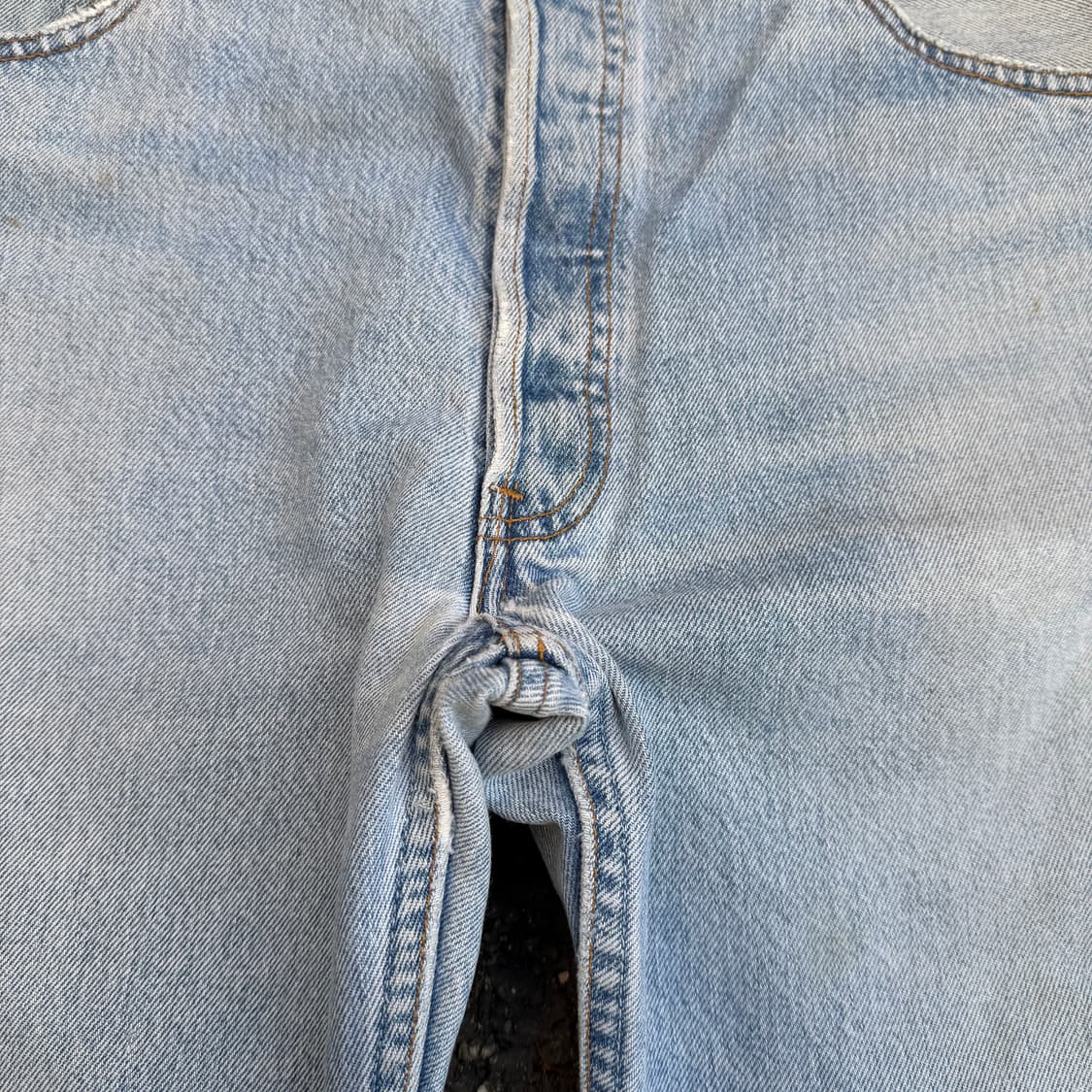 90s USA 빈티지 리바이스 501 연청 상품이미지3