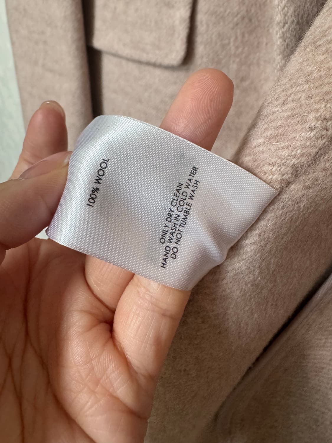 마블링 핸드메이드 핑크코트 상품이미지8