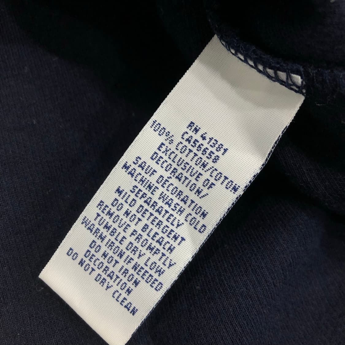 폴로 랄프로렌 네이비 하프집업 코튼 니트 상품이미지6